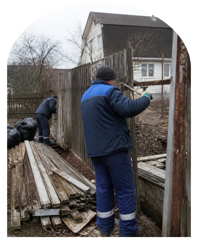 Демонтаж забора в Великих Луке по цене от 4652 р. | Метпроект-Вкл